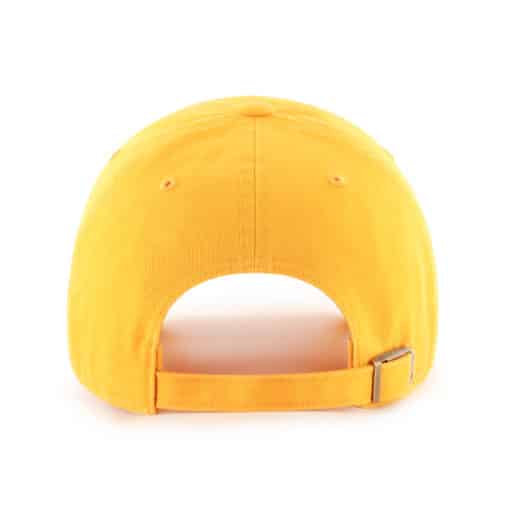 Michigan Wolverines 47 Brand Script GO BLUE Gold Clean Up Adjustable Hat - Image 2