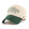 Michigan State Spartans 47 Brand Script Green Natural Clean Up Adjustable Hat