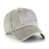 Operation Hat Trick 47 Brand Vintage Gray Clean Up USA Flag Hat