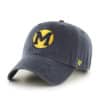Michigan Wolverines 47 Brand Vintage Clean Up Navy Adjustable Hat