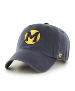Michigan Wolverines 47 Brand Vintage Clean Up Navy Adjustable Hat