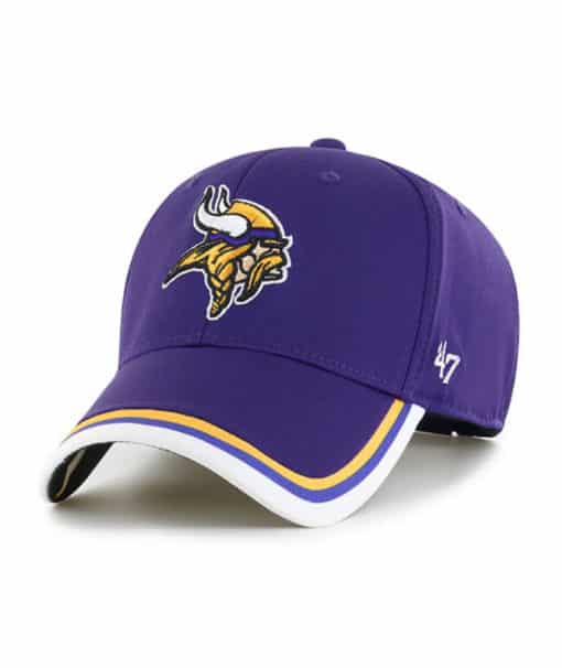 Minnesota Vikings 47 Brand Purple Grind MVP Adjustable Hat