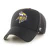 Minnesota Vikings 47 Brand Black MVP Adjustable Hat
