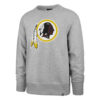 Washington Football Classic Men's 47 Brand Gray Crew Long Sleeve Pullover