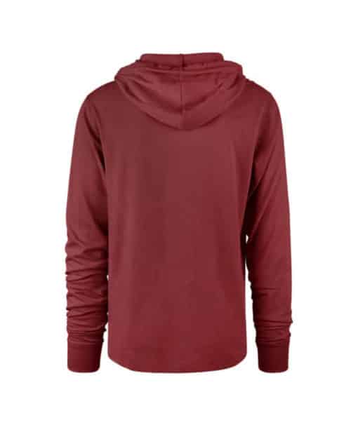 Washington Redskins Men's 47 Brand Club Crimson Pullover Hoodie - Image 2