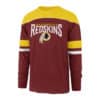 Washington Football Classic Men’s 47 Brand Crimson Long Sleeve Pullover Shirt