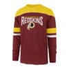 Washington Redskins Men’s 47 Brand Crimson Long Sleeve Pullover Shirt