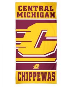 Central Michigan Chippewas 30" x 60" Cooperstown Spectra Beach Towel