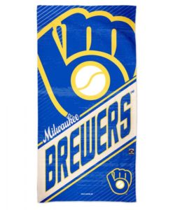 Milwaukee Brewers 30" x 60" Cooperstown Spectra Beach Towel