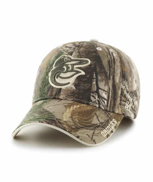 Baltimore Orioles 47 Brand Frost Camo MVP Adjustable Hat
