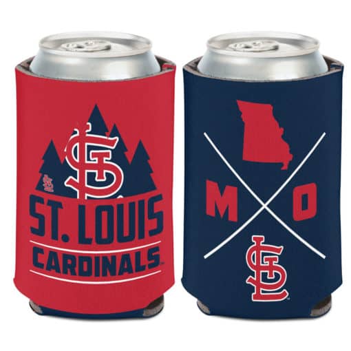 St Louis Cardinals 12 oz Red Navy Hipster Can Cooler Holder