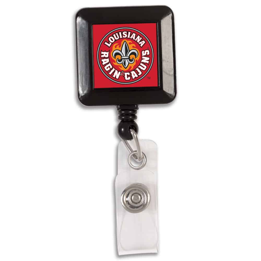 Louisiana Lafayette Ragin Cajuns Red Retractable Badge Holder - Detroit  Game Gear