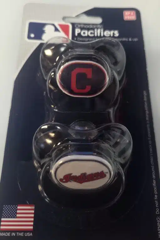 Cleveland Indians Pacifiers - 2 Pack