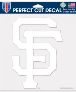 San Francisco Giants Perfect Cut Decal 8"x8" White