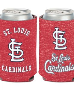 St. Louis Cardinals 12 oz Heather Red Can Cooler Holder