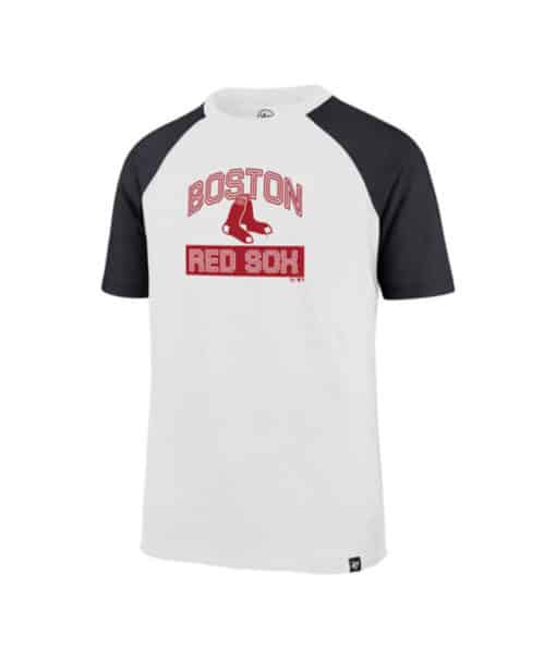 Boston Red Sox KIDS 47 Brand White Wash Raglan T-Shirt Tee