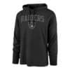 Las Vegas Raiders Men's 47 Brand Black Pullover Hoodie Long Sleeve Tee