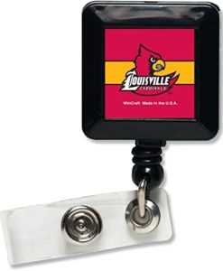 Louisville Cardinals Red Retractable Badge Holder