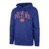 Detroit Pistons Men's 47 Brand Royal Blue Pullover Hoodie