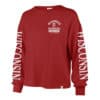 Wisconsin Badgers Women's 47 Brand Red Long Sleeve T-Shirt Tee