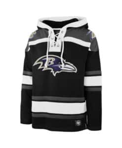 Baltimore Ravens Men's 47 Brand Classic Black Pullover Jersey Hoodie