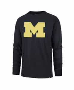 Michigan Wolverines Men's 47 Brand Atlas Fieldhouse Long Sleeve Shirt