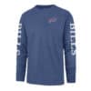 Buffalo Bills Men's 47 Brand Franklin Cadet Blue Long Sleeve Shirt