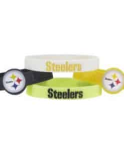 Pittsburgh Steelers Bracelets 4 Pack Silicone