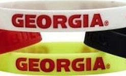 Georgia Bulldogs Bracelets 4 Pack Silicone