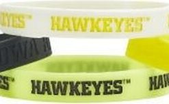 Iowa Hawkeyes Bracelets 4 Pack Silicone