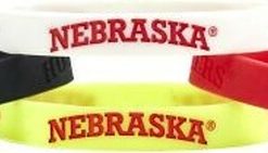 Nebraska Cornhuskers Bracelets 4 Pack Silicone