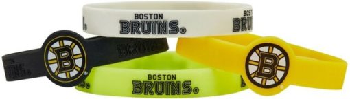 Boston Bruins Bracelets 4 Pack Silicone