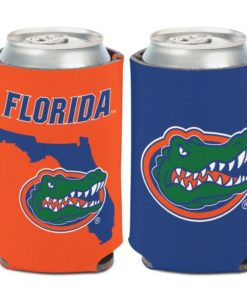 Florida Gators 12 oz State Shape Can Cooler Holder