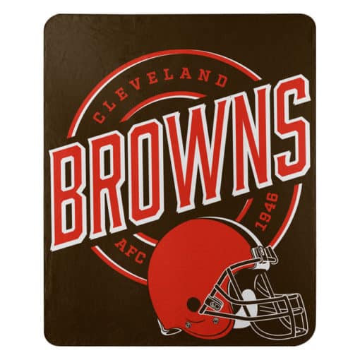 Cleveland Browns 50" x 60" Fleece Campaign Design Blanket