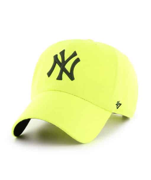 New York Yankees 47 Brand Neon Yellow Clean Up Adjustable Hat