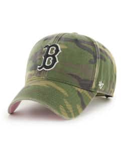 Boston Red Sox 47 Brand Legend Green Camo MVP Adjustable Hat