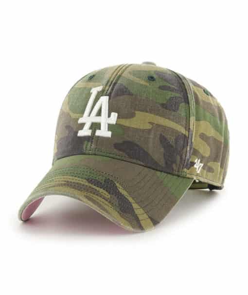 Los Angeles Dodgers 47 Brand Legend Green Camo MVP Snapback Hat
