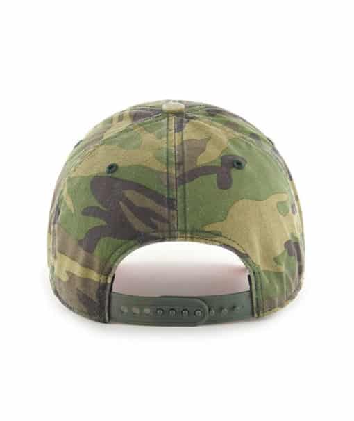 New York Yankees 47 Brand Legend Green Camo MVP Snapback Hat - Image 2