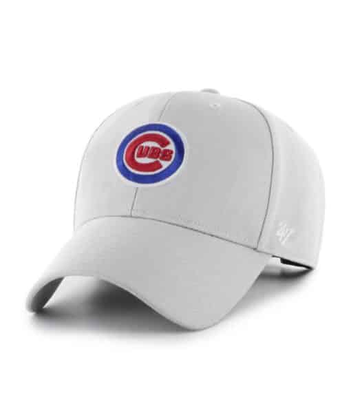 Chicago Cubs 47 Brand White 47 Gray MVP Adjustable Hat