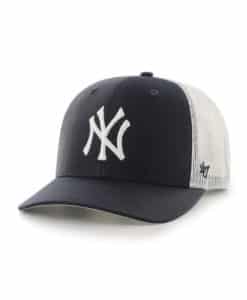 New York Yankees 47 Brand Trucker Navy White Mesh Snapback Hat