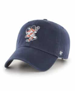 Detroit Tigers 47 Brand Cooperstown Navy Clean Up Adjustable Hat