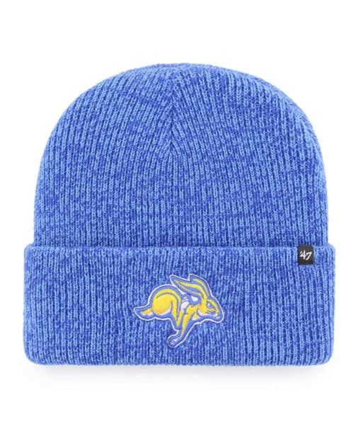 South Dakota State Jackrabbits 47 Brand Blue Brain Freeze Cuff Knit Beanie Hat