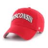 Wisconsin Badgers 47 Brand Red Clean Up Adjustable Hat