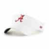 Alabama Crimson Tide 47 Brand Elliot White VISOR Adjustable Hat