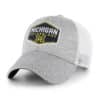 Michigan Wolverines 47 Brand Gray Contender White Mesh Stretch Fit Hat