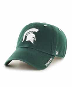 Michigan State Spartans 47 Brand Ice Dark Green Clean Up Adjustable Hat