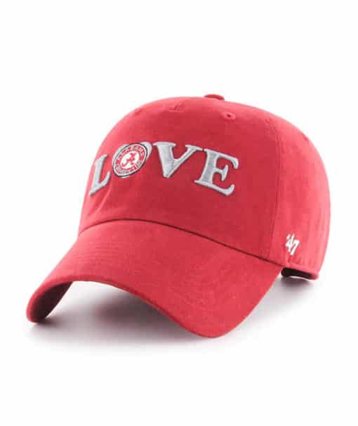 Alabama Crimson Tide Women's 47 Brand Love Razor Red Clean Up Adjustable Hat