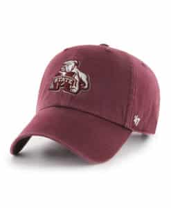 Mississippi State Bulldogs INFANT 47 Brand Dark Maroon Clean Up Stretch Fit Hat