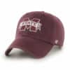 Mississippi State Bulldogs 47 Brand Dark Maroon Clean Up Adjustable Hat