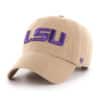LSU Tigers 47 Brand Khaki Clean Up Hat